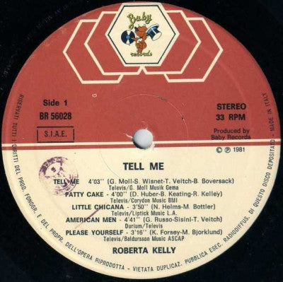 ROBERTA KELLY - Tell Me