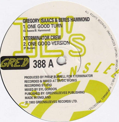 GREGORY ISAACS / BERES HAMMOND / LUCIANO / EXTERMINATOR CREW - One Good Turn / Poor & Simple
