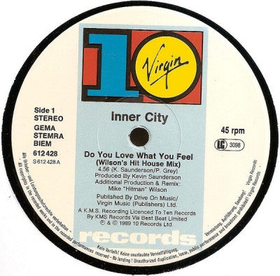 INNER CITY - Do You Love What You Feel?