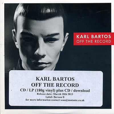 KARL BARTOS - Off The Record