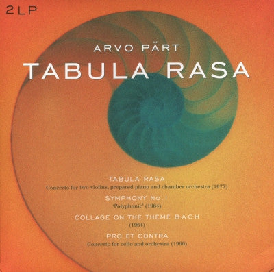 ARVO PäRT - Tabula Rasa