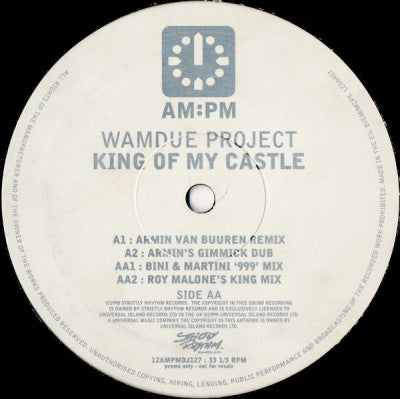 WAMDUE PROJECT - King Of My Castle