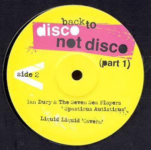 VARIOUS - Back To Disco Not Disco (Part 1)