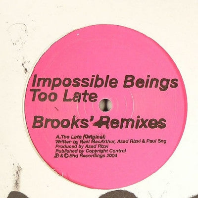 IMPOSSIBLE BEINGS - Too Late