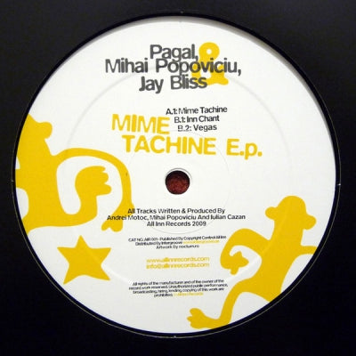 JAY BLISS / MIHAI POPOVICIU / PAGAL - Mime Tachine E.p.