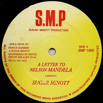 SUGAR MINOTT / THE OMEGA BAND - A Letter To Nelson Mandela / Postscript
