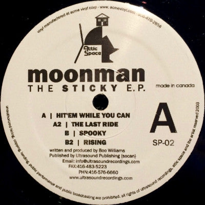 MOONMAN - The Sticky E.P.
