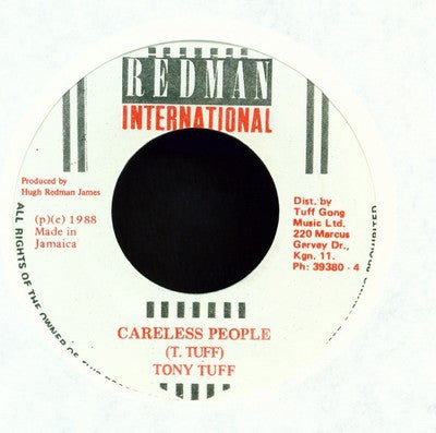 TONY TUFF - Careless People