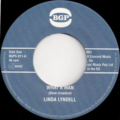 LINDA LYNDELL / BILLY HAWKS - What A Man / (Oh Baby) I Do Believe I'm Losing You