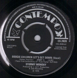 STORMY MONDAY - Boogie Children Let's Get Down