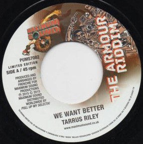 TARRUS RILEY - We Want Better