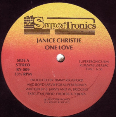 JANICE CHRISTIE - One Love