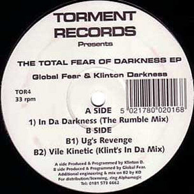 GLOBAL FEAR & KLINTON DARKNESS - The Total Fear Of Darkness EP