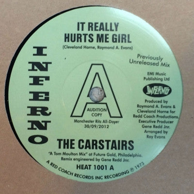 THE CARSTAIRS - It Really Hurts Me Girl