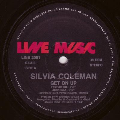 SILVIA COLEMAN - Get On Up