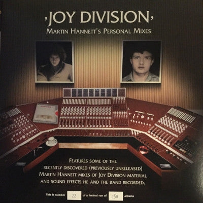 JOY DIVISION - Martin Hannett's Personal Mixes