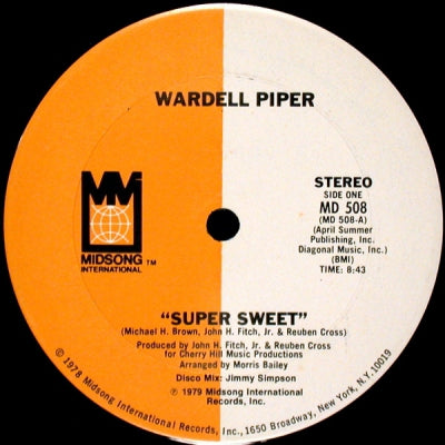 WARDELL PIPER - Super Sweet