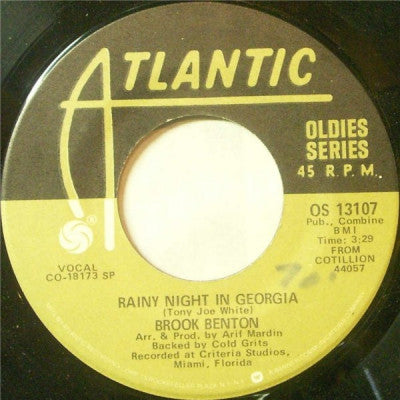 BROOK BENTON - Rainy Night In Georgia / Nothing Can Take The Place Of You