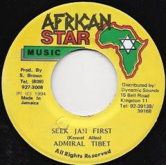 ADMIRAL TIBET - Seek Jah First