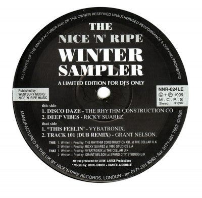 VARIOUS - The Nice 'N' Ripe Winter Sampler