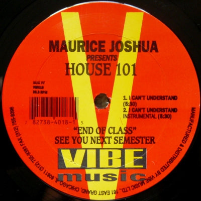 MAURICE JOSHUA PRESENTS HOUSE 101 - Time To Get Skooled!!!