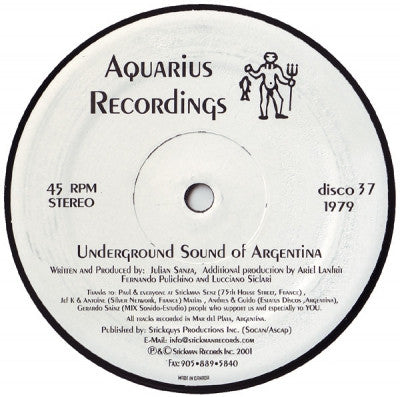JULIAN SANZA - Underground Sound Of Argentina