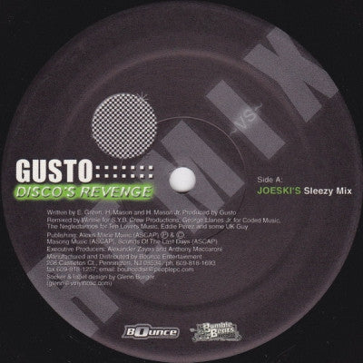 GUSTO - Disco's Revenge