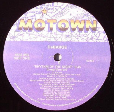 DEBARGE - Rhythm Of The Night (Long Version) / You Wear It Well