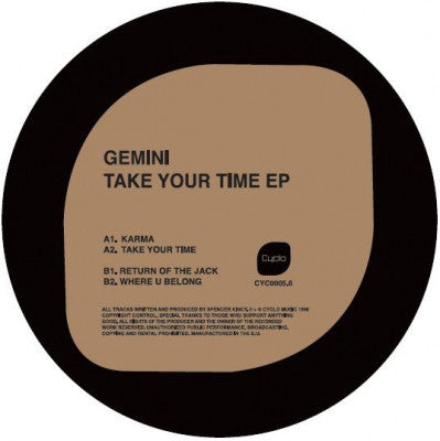 GEMINI - Take Your Time EP