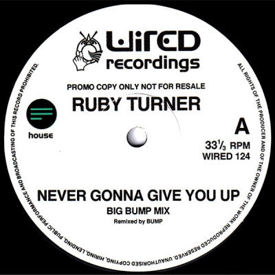 RUBY TURNER - Never Gonna Give You Up