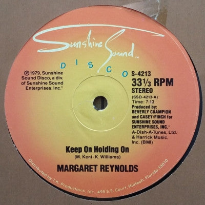 MARGARET REYNOLDS - Keep On Holding On