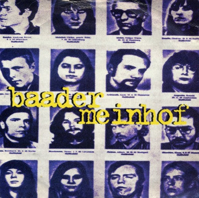 BAADER MEINHOF - Baader Meinhof / Meet Me At The Airport
