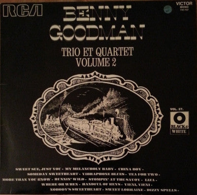 BENNY GOODMAN - Trio Et Quartet Volume 2