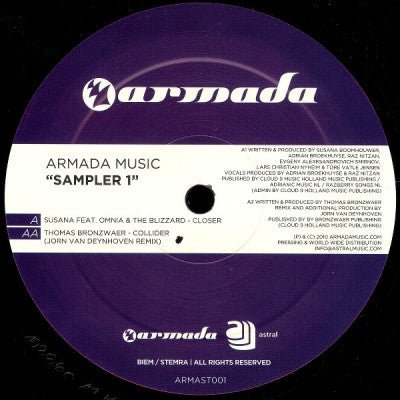 VARIOUS - Armada Music Sampler 1