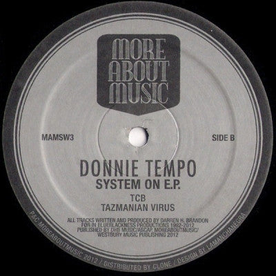 DONNIE TEMPO - System On E.P.
