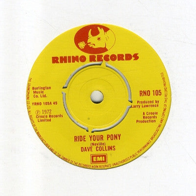 DAVE COLLINS - Ride Your Pony / You For Me