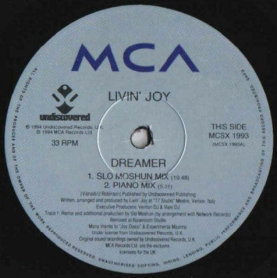 LIVIN' JOY - Dreamer