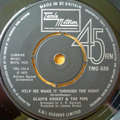 GLADYS KNIGHT & THE PIPS - Help Me Make It Through The Night