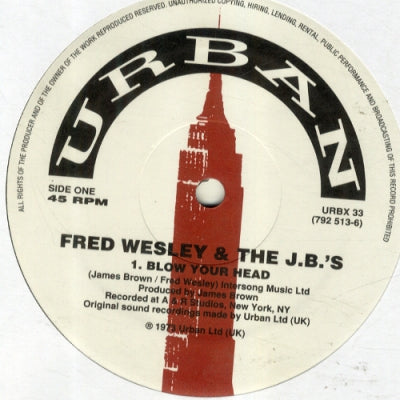 FRED WESLEY AND THE J.B.'S - Blow Your Head