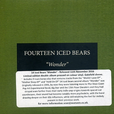 14 ICED BEARS - Wonder
