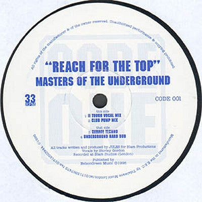 MASTERS OF THE UNDERGROUND - Reach For The Top