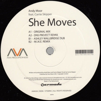 ANDY MOOR FEAT. CARRIE SKIPPER - She Moves