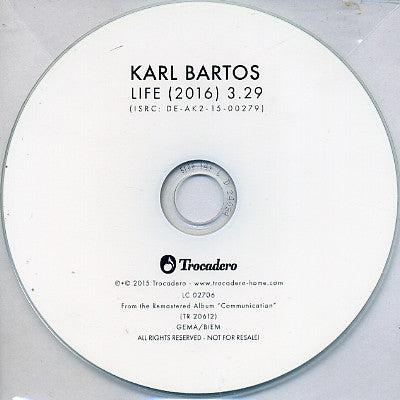 KARL BARTOS - Life (2016)