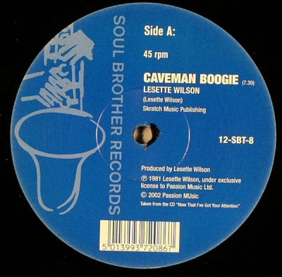 LESETTE WILSON - Caveman Boogie / Look Into Tomorrow
