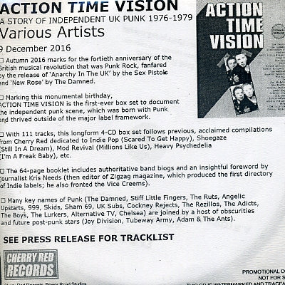 VARIOUS - Action Time Vision