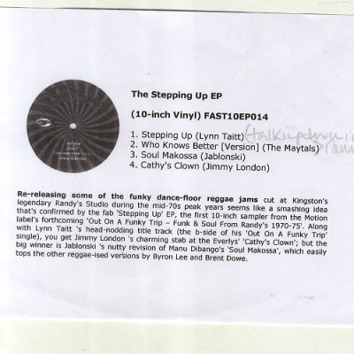 VARIOUS ARTISTS - Stepping Up EP