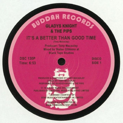 GLADYS KNIGHT AND THE PIPS - It's A Better Than Good Time / Saved By The Grace Of Your Love / Little Bit Of love