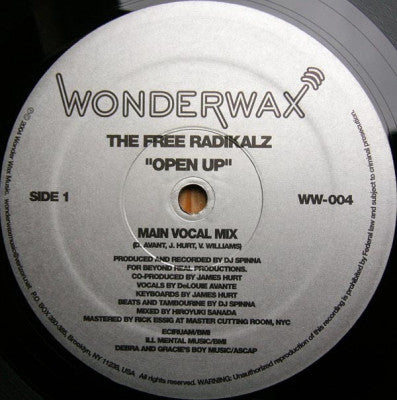 THE FREE RADIKALZ - Open Up