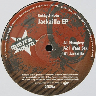 BOBBY & KLEIN - Jackzilla EP