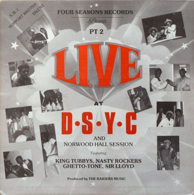 VARIOUS ARTISTS - Four Seasons Records Presents PT 2 - Live At D.S.Y.C And Norwood Hall Sessions
